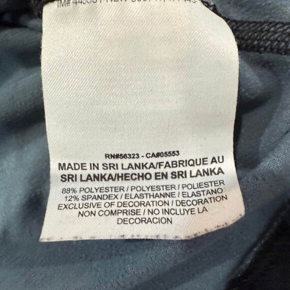 Nike Pro DriFit HalfZip Pullover Athletic Top Women Small Black Stripe Thumbhole - Picture 5 of 7